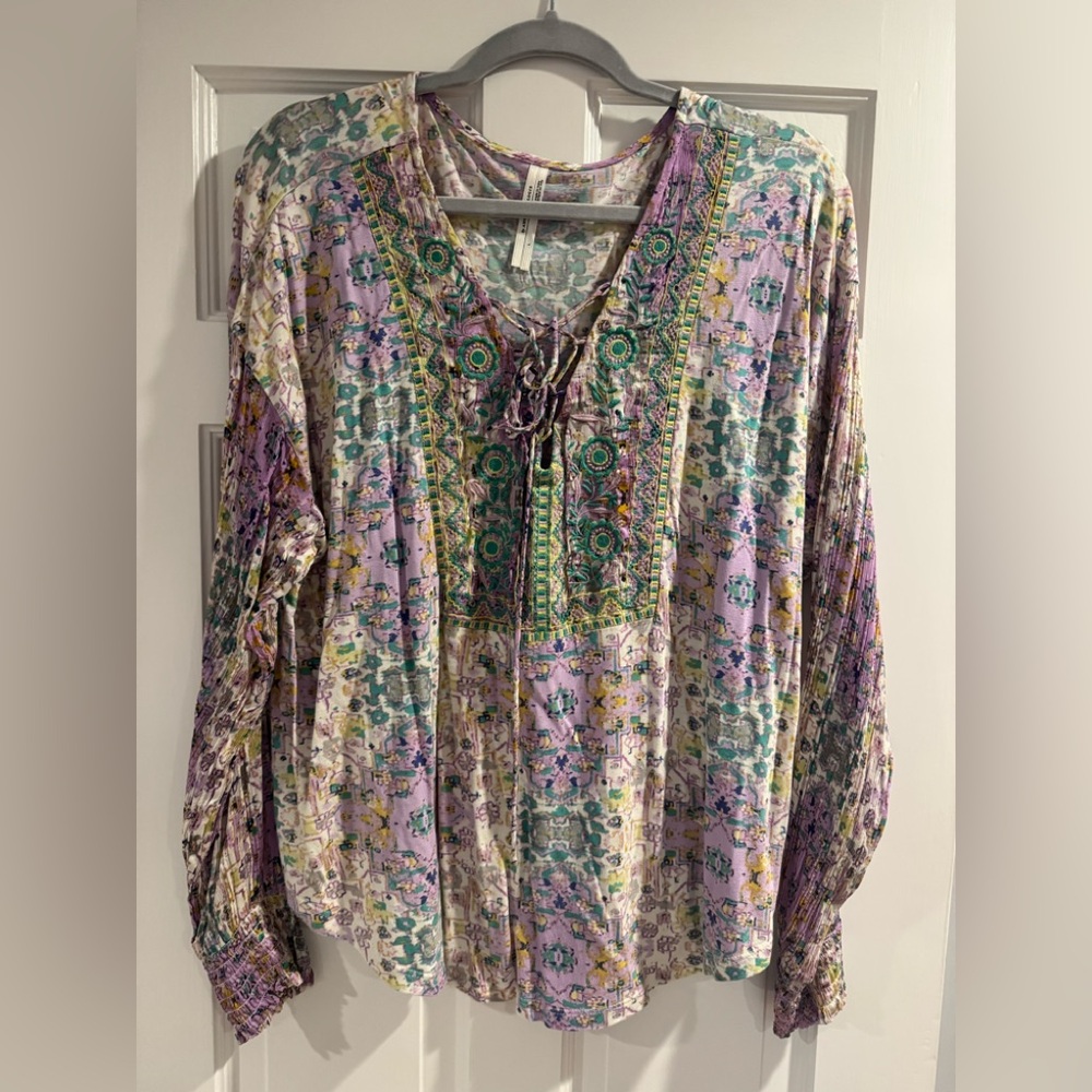 Floral Multicolor Women's Top- Anthropology brand